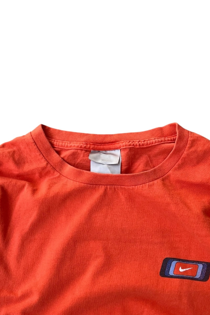 Y2K EARLY 00'S JUST DO IT T-SHIRT / ORANGE [SIZE: L USED]