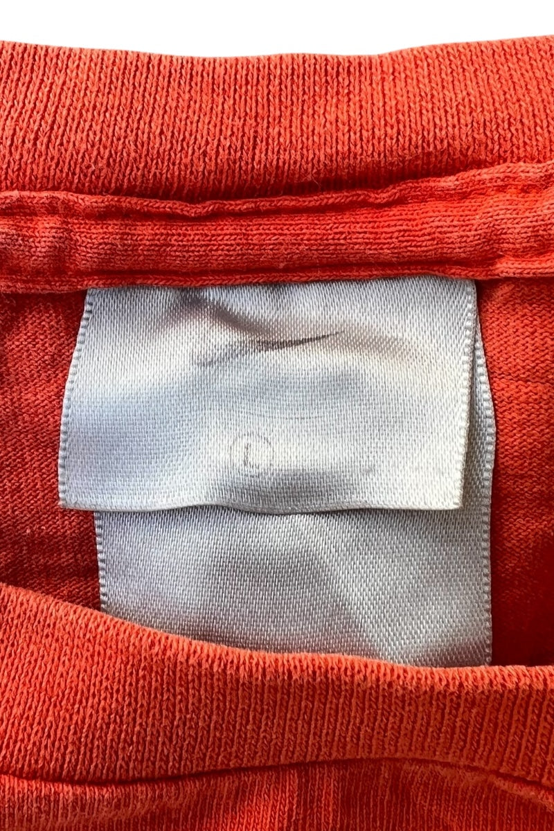 Y2K EARLY 00'S JUST DO IT T-SHIRT / ORANGE [SIZE: L USED]