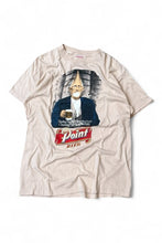 画像をギャラリービューアに読み込む, MADE IN USA 80&#39;S POINT BEER LETTER T-SHIRT / BEIGE [SIZE: L USED]
