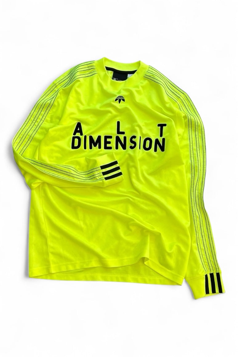 L/S FOOTBALL GAME SHIRT / YELLOW [SIZE: S USED]