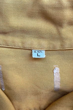 画像をギャラリービューアに読み込む, MADE IN USA 66&#39;S S/S RAYON OPEN COLLER SHIRT / YELLOW [SIZE: L USED]
