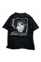 画像をギャラリービューアに読み込む, Y2K EARLY 00&#39;S WHITNEY HOUSTON MUSIC T-SHIRT / BLACK [SIZE: L USED]

