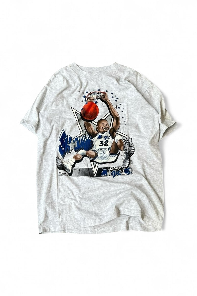 MADE IN USA 92'S ORLANDO MAGIC T-SHIRT / GRAY [SIZE: L USED]