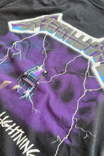 画像をギャラリービューアに読み込む, 94&#39;S METALLICA RIDE THE LIGHTNING BAND T-SHIRT / BLACK [SIZE: M USED]
