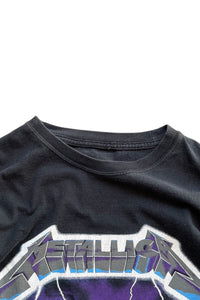 94'S METALLICA RIDE THE LIGHTNING BAND T-SHIRT / BLACK [SIZE: M USED]