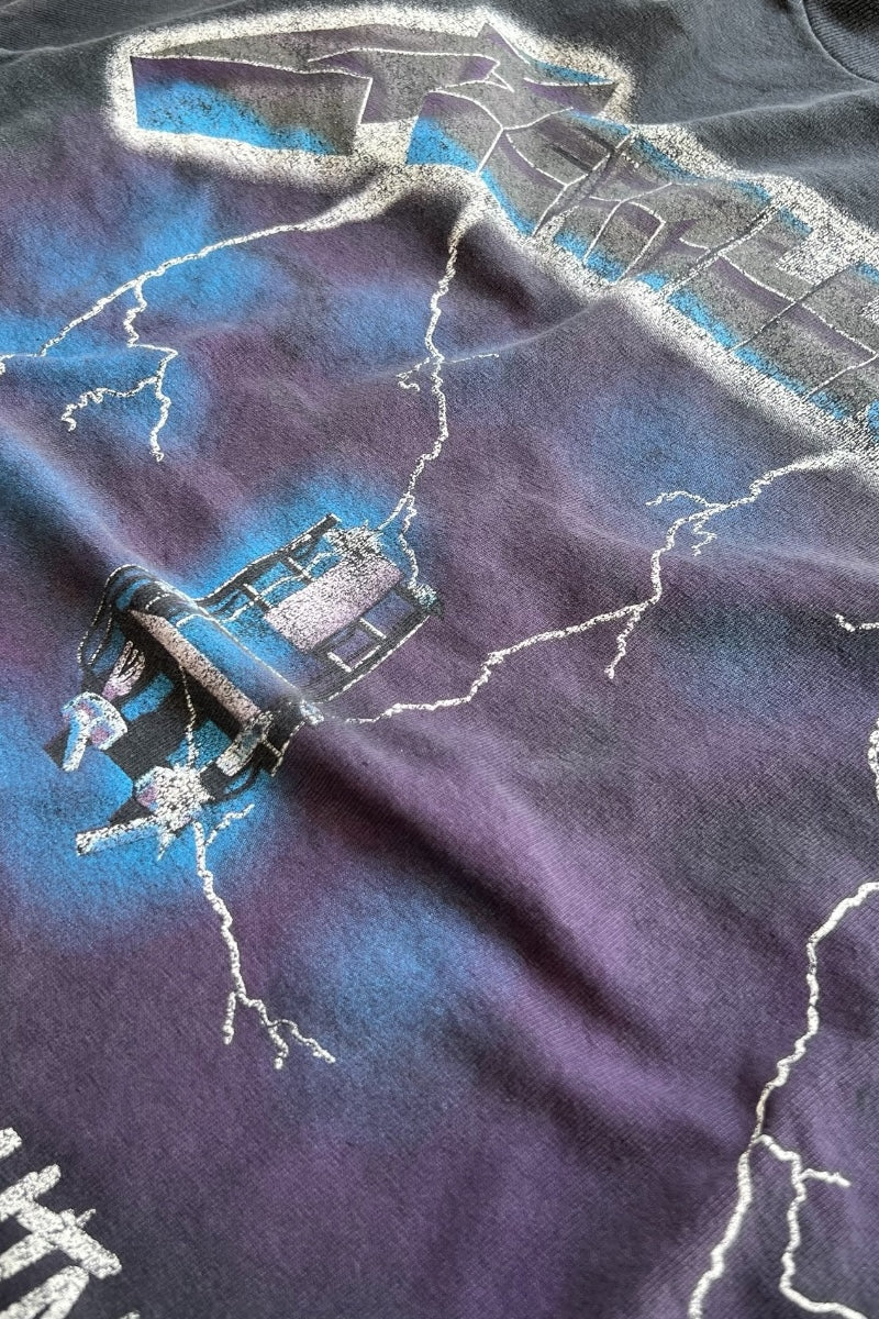 10'S METALLICA RIDE THE LIGHTNING BAND T-SHIRT / BLACK [SIZE: M USED]