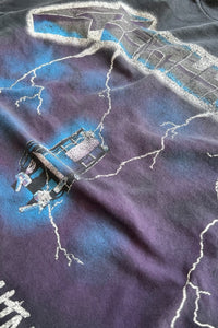 10'S METALLICA RIDE THE LIGHTNING BAND T-SHIRT / BLACK [SIZE: M USED]