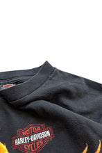 画像をギャラリービューアに読み込む, MADE IN USA 90&#39;S CLASSIC H-D T-SHIRT / BLACK [SIZE: L USED]
