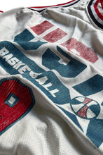 画像をギャラリービューアに読み込む, MADE IN USA 92-95&#39;S USA ALL STAR JORDAN BASKETBALL GAME SHIRT / WHITE [SIZE: 40 USED]
