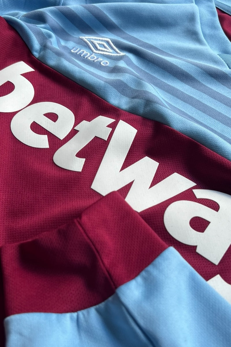 WEST HAM FOOTBALL GAME L/S T-SHIRT / WINE [SIZE: L USED]