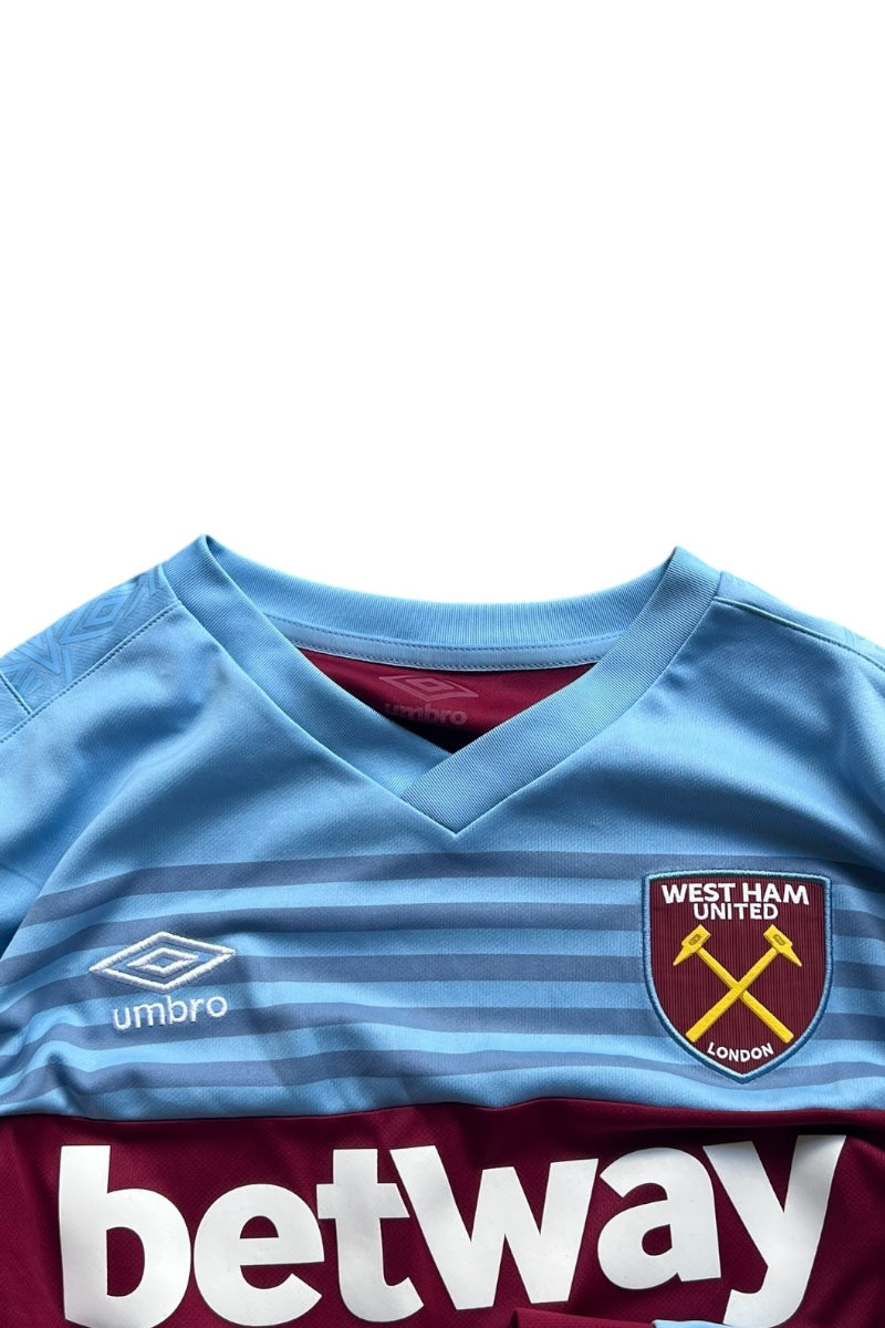 WEST HAM FOOTBALL GAME L/S T-SHIRT / WINE [SIZE: L USED]