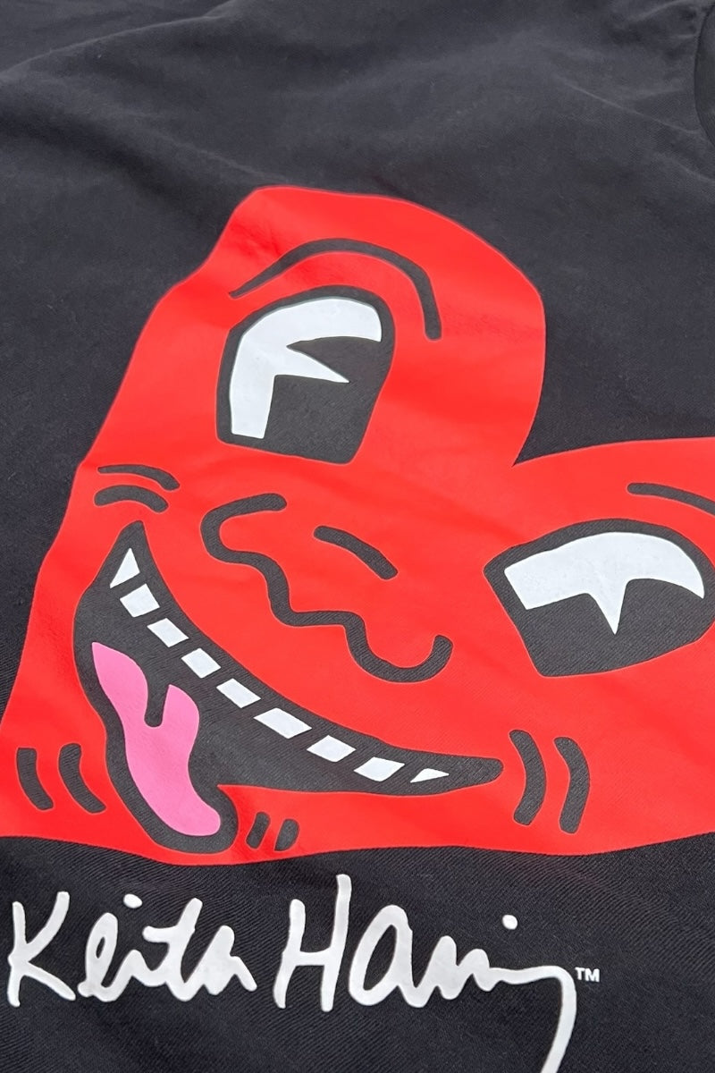 MADE IN TURKEY ART PRINT T-SHIRT / BLACK [SIZE: L USED]