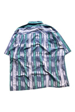 画像をギャラリービューアに読み込む, Y2K 01&#39;S S/S PATTERN SHIRT / PURPLE [SIZE: L USED]
