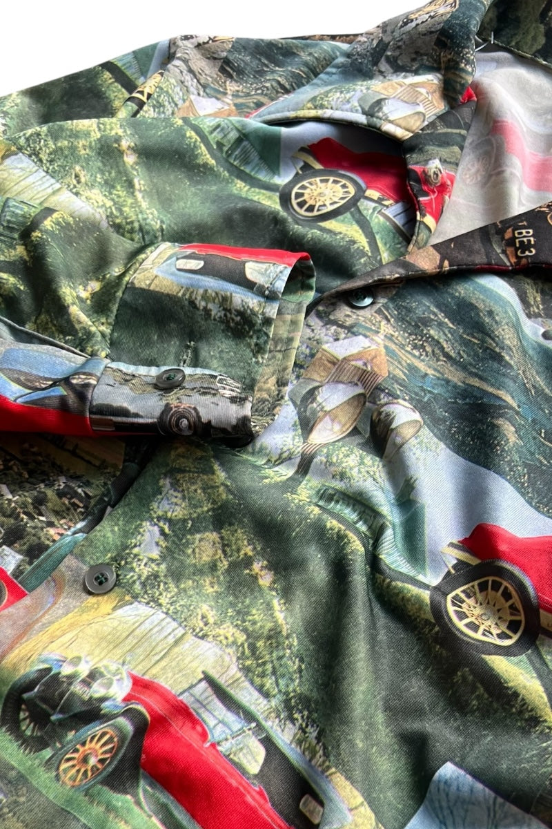 70'S L/S PATTERN SHIRT / PATTERN [SIZE: L USED]