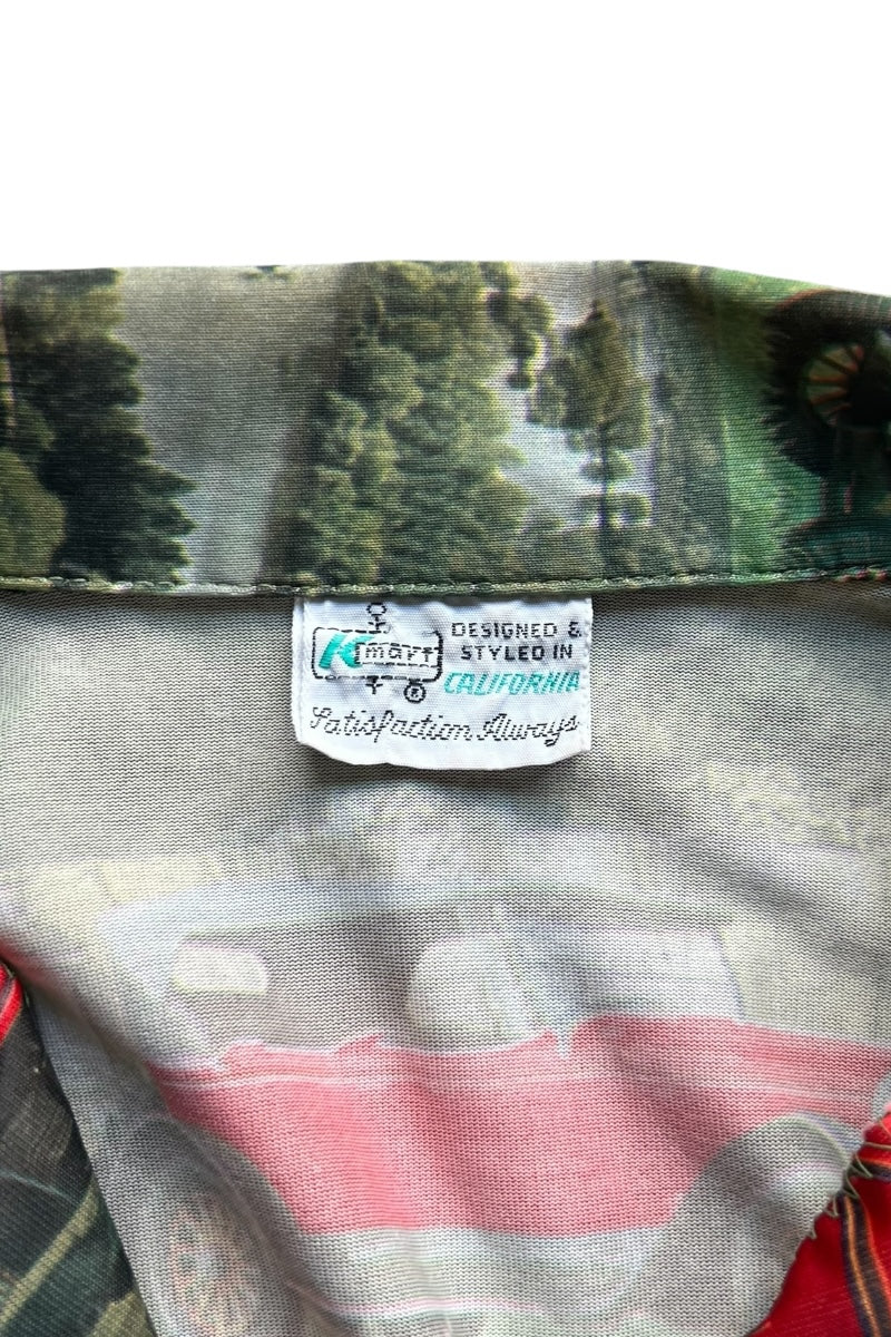 70'S L/S PATTERN SHIRT / PATTERN [SIZE: L USED]