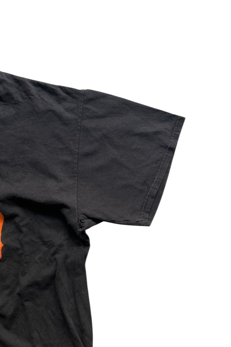 90'S HARLEY-DAVIDSON FLAME LOGO T-SHIRT / BLACK [SIZE: L USED]
