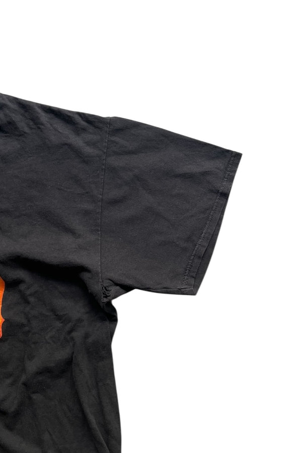90'S HARLEY-DAVIDSON FLAME LOGO T-SHIRT / BLACK [SIZE: L USED]