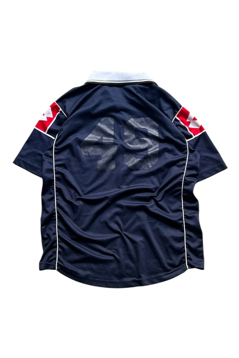 00-01 JUVENTUS FOOTBALL GAME SHIRT / NAVY [SIZE: L USED]
