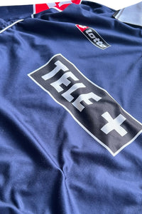 00-01'S JUVENTUS FOOTBALL GAME SHIRT / NAVY [SIZE: L USED]
