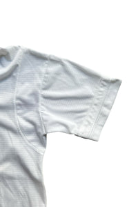 MADE IN USA Y2K EARLY 00'S FOOTBALL GAME SHIRT / WHITE [SIZE: S USED]