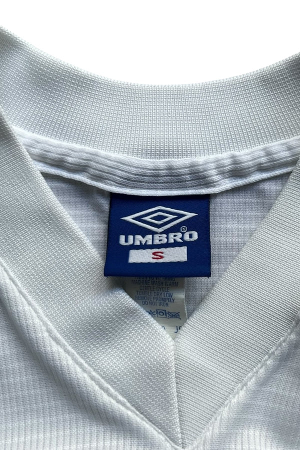 MADE IN USA Y2K EARLY 00'S FOOTBALL GAME SHIRT / WHITE [SIZE: S USED]