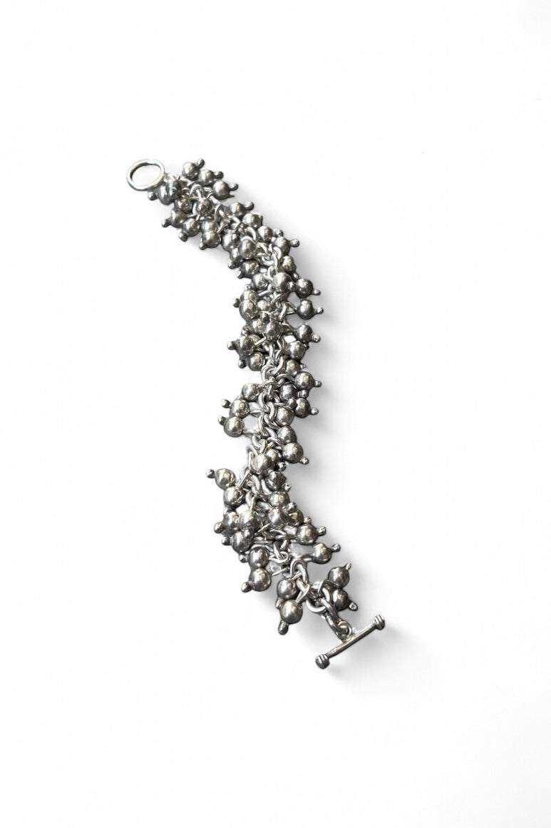 MADE IN MEXICO 925 SILVER BRACELET T-BAR / SILVER  [SIZE: ONE SIZE USED]