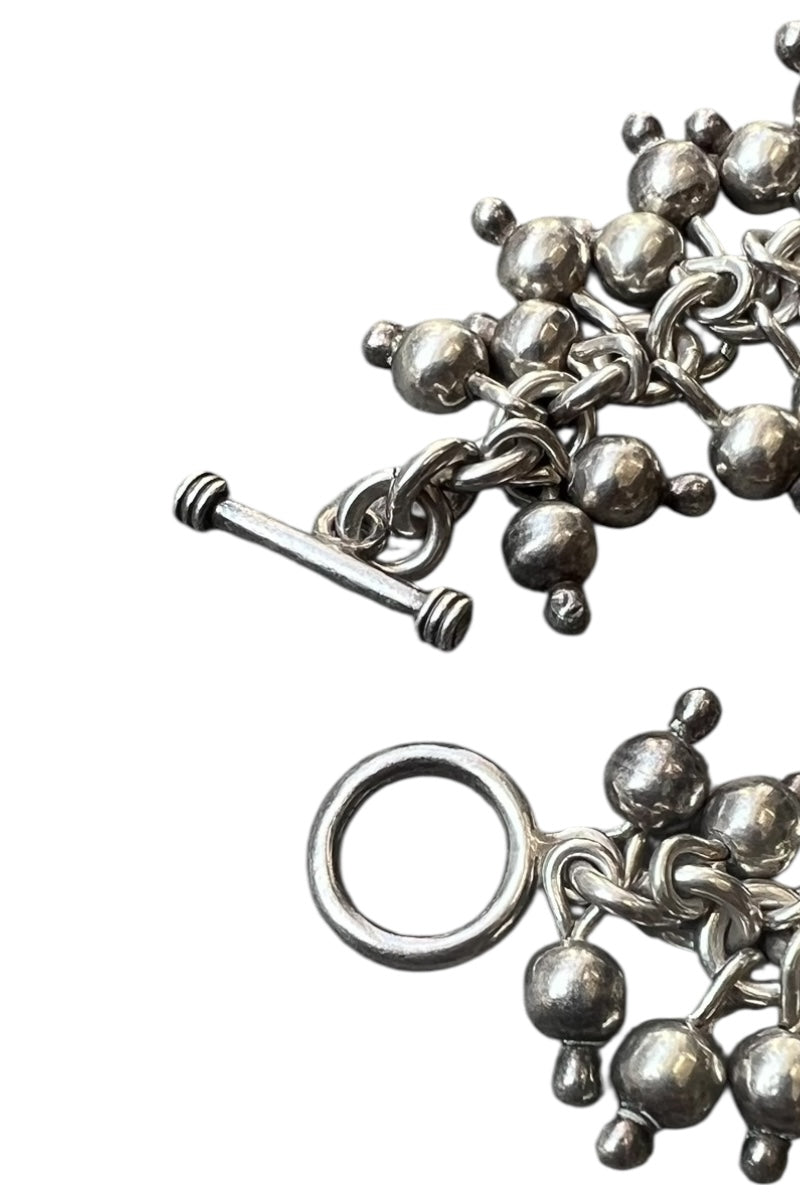 MADE IN MEXICO 925 SILVER BRACELET T-BAR / SILVER [SIZE: ONE SIZE USED]