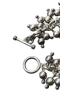 MADE IN MEXICO 925 SILVER BRACELET T-BAR / SILVER  [SIZE: ONE SIZE USED]