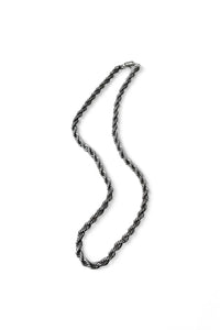 STERLING SILVER FRENCH ROPE NECKLACE / SILVER [SIZE: ONE SIZE USED]