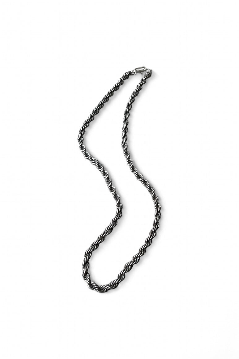 STERLING SILVER FRENCH ROPE NECKLACE / SILVER [SIZE: ONE SIZE USED]