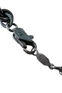 STERLING SILVER FRENCH ROPE NECKLACE / SILVER [SIZE: ONE SIZE USED]