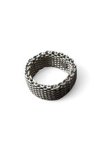 画像をギャラリービューアに読み込む, 925 SILVER MESH RING / SILVER  [SIZE: 19号 USED]
