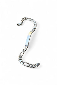 MADE IN ITALY 925 SILVER ID BRACELET / SILVER [SIZE: ONE SIZE USED]