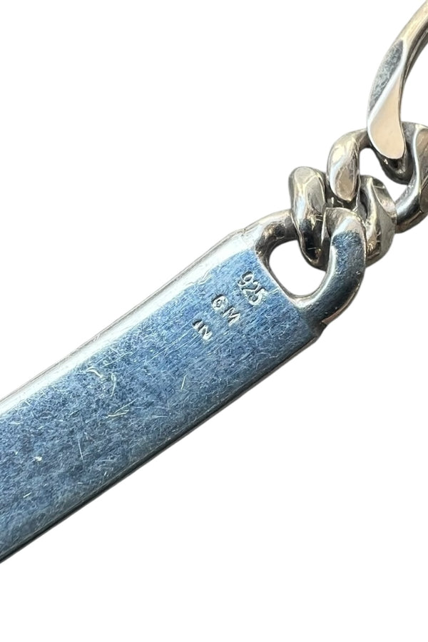 925 SILVER ID BRACELET / SILVER [SIZE: ONE SIZE, USED]