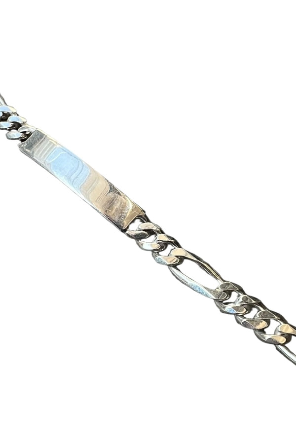925 SILVER ID BRACELET / SILVER [SIZE: ONE SIZE, USED]