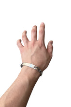 画像をギャラリービューアに読み込む, MADE IN ITALY 925 SILVER ID BRACELET / SILVER [SIZE: ONE SIZE USED]
