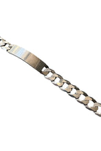 画像をギャラリービューアに読み込む, MADE IN ITALY 925 SILVER ID BRACELET / SILVER [SIZE: ONE SIZE USED]
