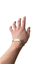 画像をギャラリービューアに読み込む, MADE IN ITALY 925 SILVER ID BRACELET / SILVER [SIZE: ONE SIZE USED]

