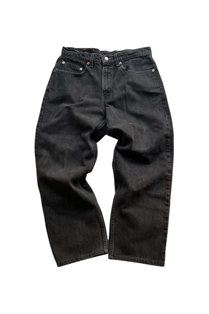 MADE IN CANADA 90'S 550 DENIM PANTS / SULFUR BLACK [SIZE: 32 USED]