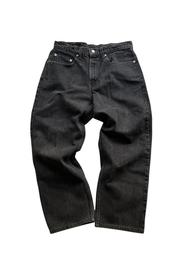 MADE IN CANADA 90'S 550 DENIM PANTS / SULFUR BLACK [SIZE: 32 USED]