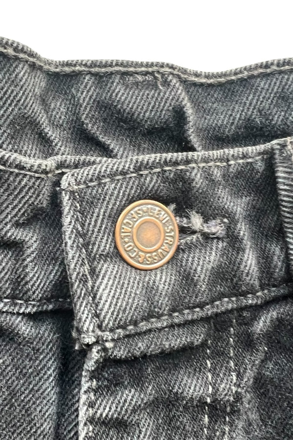 MADE IN CANADA 90'S 550 DENIM PANTS / SULFUR BLACK [SIZE: 32 USED]
