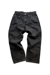 MADE IN CANADA 90'S 550 DENIM PANTS / SULFUR BLACK [SIZE: 32 USED]