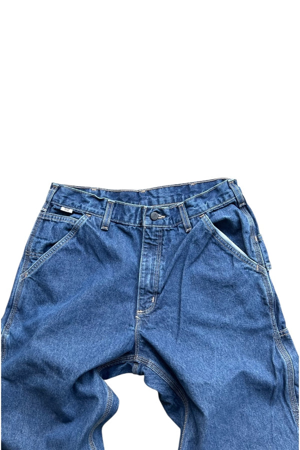 MADE IN MEXICO 14OZ DENIM PAINTER PANTS / INDIGO [SIZE: 33 USED]