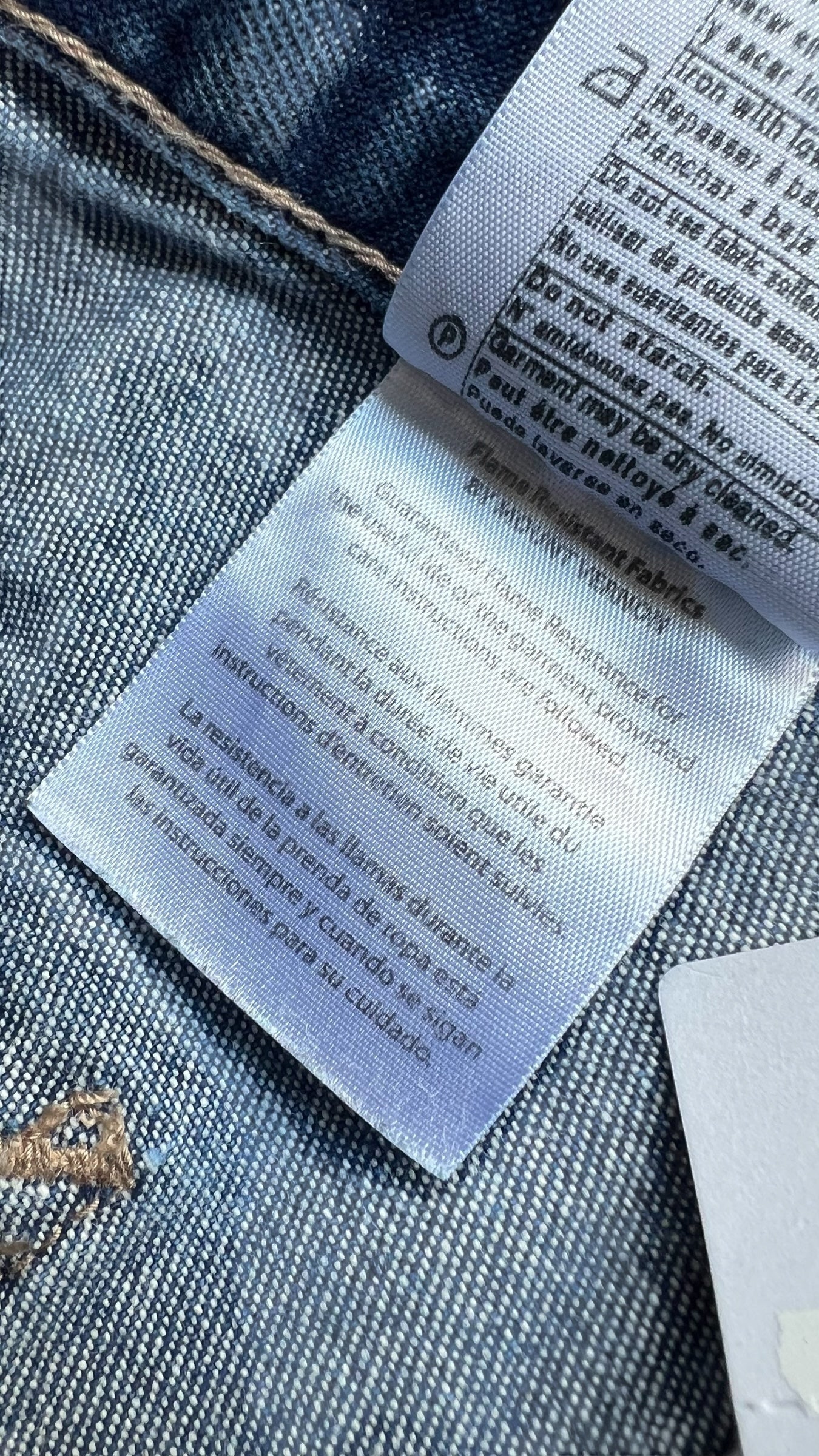 MADE IN MEXICO 14OZ DENIM PAINTER PANTS / INDIGO [SIZE: 33 USED]