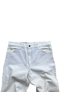 MADE IN USA 90'S 550 DENIM PANTS ORANGE TAB / WHITE [SIZE: 36 USED]