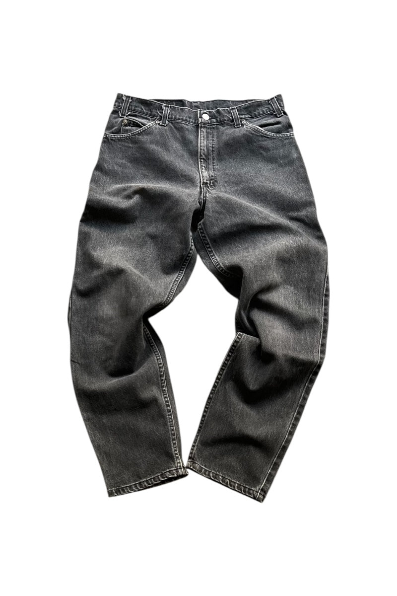 MADE IN USA 92'S 550 DENIM PANTS / SULFUR BLACK [SIZE: 34 USED]