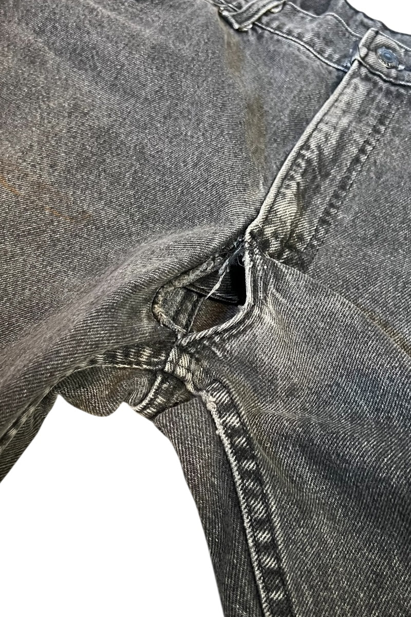 MADE IN USA 92'S 550 DENIM PANTS / SULFUR BLACK [SIZE: 34 USED]