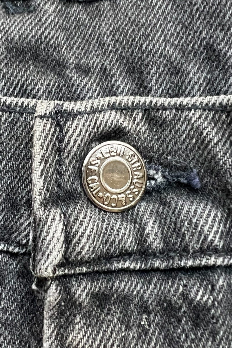 MADE IN USA 92'S 550 DENIM PANTS / SULFUR BLACK [SIZE: 34 USED]