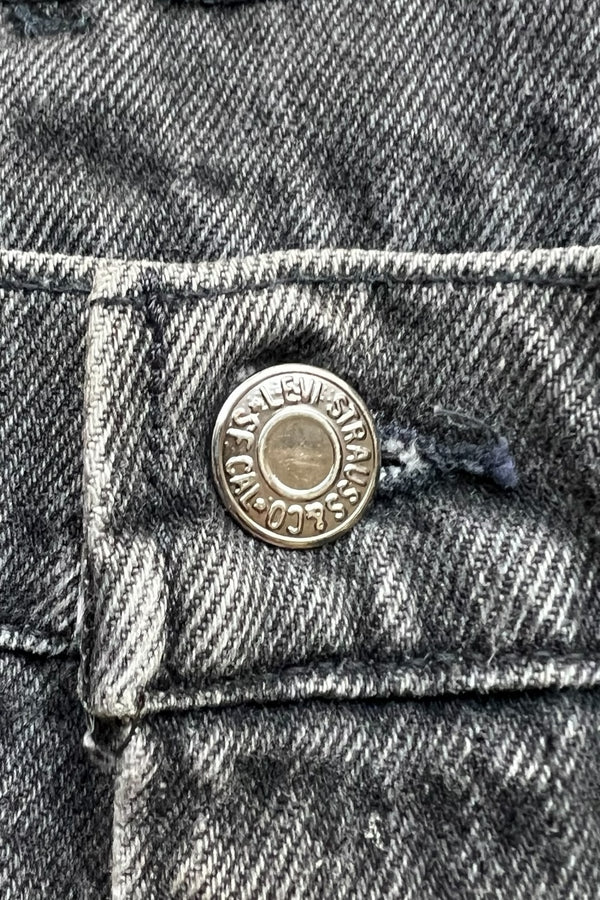 MADE IN USA 92'S 550 DENIM PANTS / SULFUR BLACK [SIZE: 34 USED]