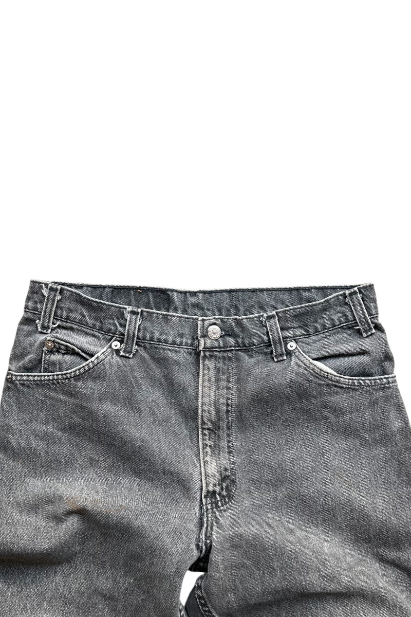 MADE IN USA 92'S 550 DENIM PANTS / SULFUR BLACK [SIZE: 34 USED]